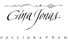 Gina Jonas Calligrapher